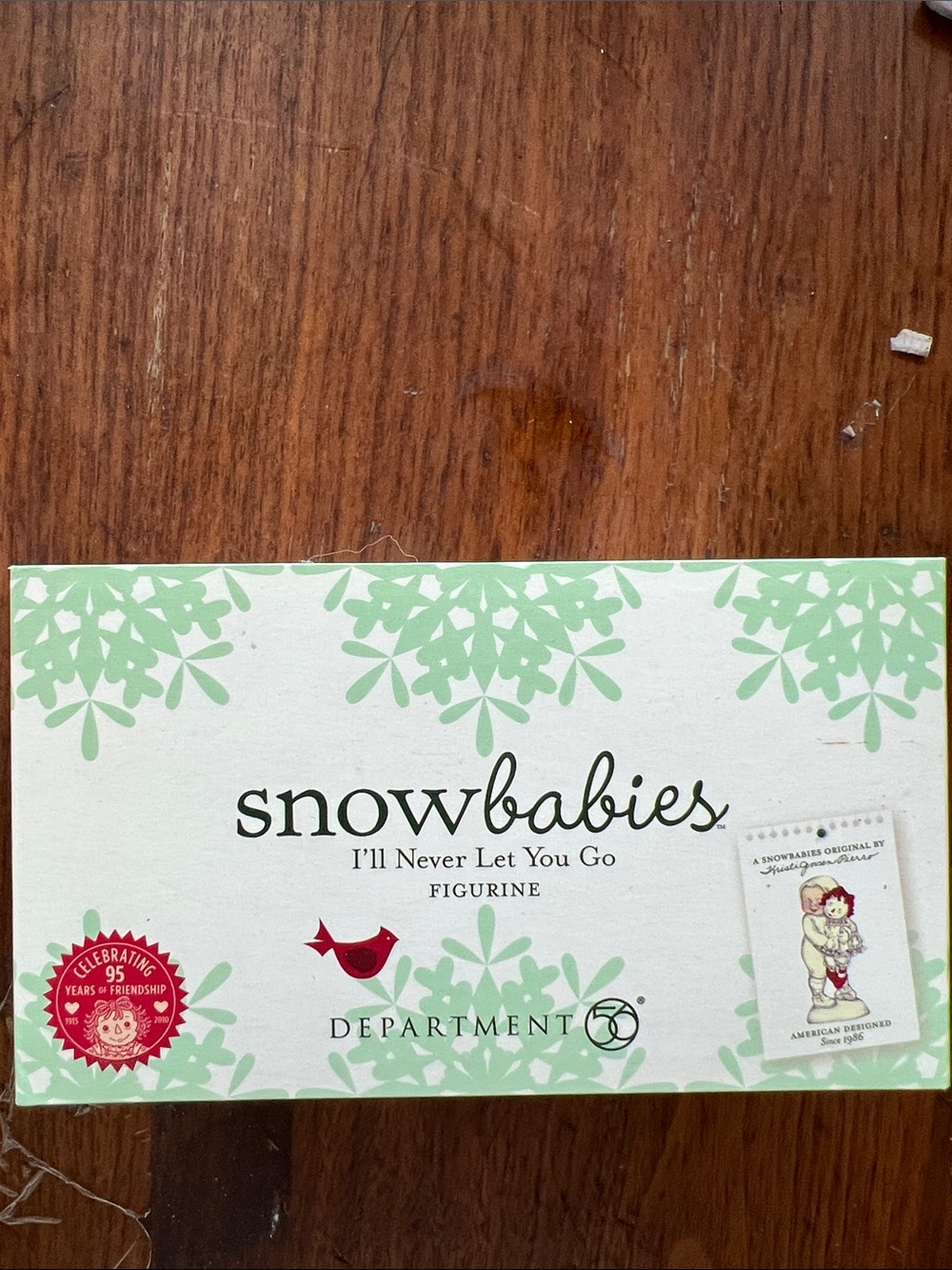 NWT RARE Snow Babies Raggedy Ann 95th Anniversary limited edition figurine